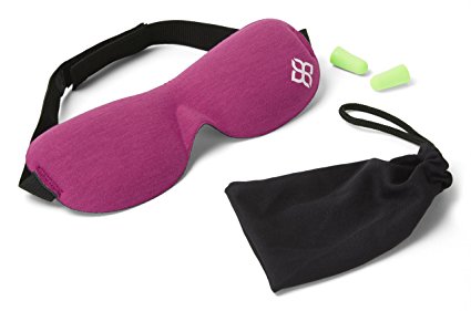 Sleep / Eye Mask - Sleeping Masks Men & Women MONEY BACK GUARANTEE NEW DESIGN using Organic Bamboo & Cotton Lining - Making it Better than Silk - Our Luxury Patented Contoured & Comfortable Sleep Mask & Ear Plug Set is the Best Blackout Eyemask it will Block Light but Wont Touch your eyes like other Eyemasks - Carry Pouch and Ear Plugs Included for FREE