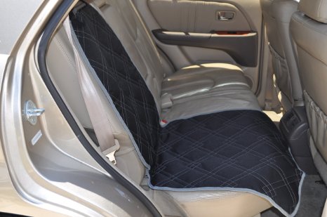 Rumbi Baby Bucket Seat Protector Pad for Carseats with a Lifelong Promise. Black & Grey.