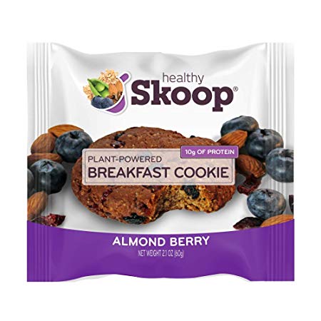 Healthy Skoop Breakfast Cookie, Almond Berry, 12 Count