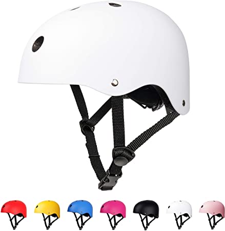 Kids Bike Helmet arteesol Sport Skateboard Helmet with Removable Liner for Ages 3-8 Years Toddler Boys and Girls Adjustable Straps Helmet Suitable for Skateboard Cycling Rollerblading Longboard Inline Skating