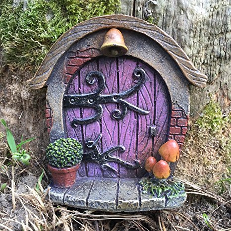 Miniature Hobbit, Pixie, Elf, Fairy Door - Tree Garden Home Decor - Fun Quirky Gift Figurine - H7cm