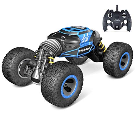 Jasonwell 1:10 Transformable RC Car Remote Control Cars for Kids 4WD Off Road Vehicle Rock Crawler 2.4Ghz Rechargeable Monster Truck Buggy Hobby Racing Car Toys Gifts Boys Girls 6 7 8 9 10 12 Year Old