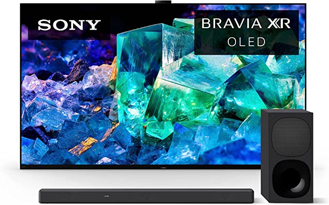 Sony 65 Inch 4K Ultra HD TV A95K Series: BRAVIA XR OLED Smart Google TV, Dolby Vision HDR, Exclusive Features for The PS 5 XR65A95K- 2022 Model w/HT-G700: 3.1CH Dolby Atmos/:X Soundbar Bluetooth