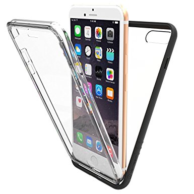 New Trent Skyrika Full-body Bumper Case for Apple iPhone 8 Plus (2017) / iPhone 7 Plus (2016) with Built-in Screen Protector and Transparent Back Casing for iPhone 8 Plus (2017) / iPhone 7 Plus (2016)