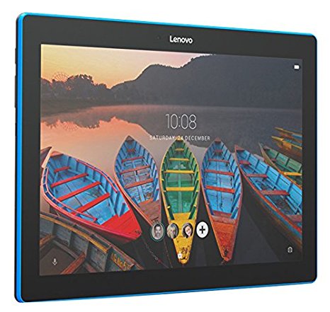 Lenovo Tab 10, 10-Inch Android Tablet, Qualcomm Snapdragon 210 Quad-Core 1.3 GHz Processor, 16 GB Storage, Slate Black, ZA1U0003US