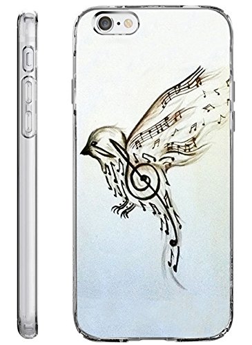 Hard Back Case Cover Shell for iPhone 6s 4.7 Inch (2014/2015) Artistice Flying Design