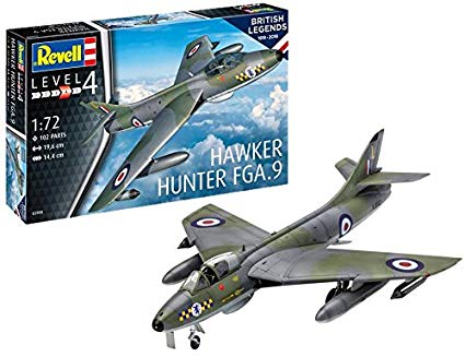 Revell 03908, British Legends: Hawker Hunter FGA.9, 1:72 scale plastic model