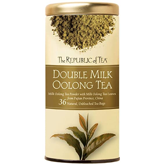 The Republic of Tea Double Milk Oolong Tea Bags