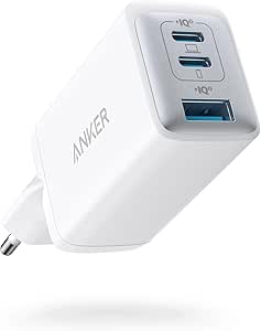 Anker USB C Ladegerät (Nano II 65W) Pod 3-Port PPS Schnellladegerät, iPad Ladegerät, Kompaktes USB-C Netzteil für MacBook Pro, iPad Pro, Galaxy S20, Dell XPS 13, Note 20, iPhone 15, Pixel