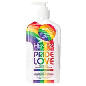 Hempz Body Lotion - Passion Fruit Pride Love - Limited Edition Daily Moisturizing Cream, Shea Butter, Aloe, Lavender Extract Body Moisturizer - Skin Care Products, Hemp Seed Oil - Large