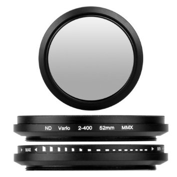 52mm Adjustable Neutral Density ND Fader Filter ND2 ND4 ND8 to ND400