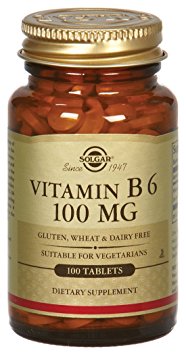 Solgar – Vitamin B6, 100 mg, 100 Tablets