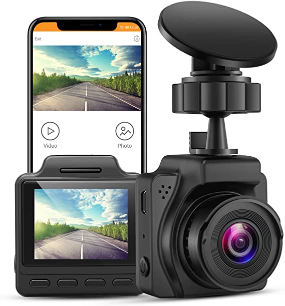 Blueskysea B2K 2K Dash Cam, Car Dashcam Front Camera with Night Vision, Buffered Parking Mode, Super Capacitor,140° Angle,2'' Screen, WDR,G-Sensor,Time Lapse,Motion Detection, Emergency Recording