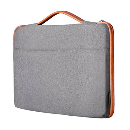 Inateck Shockproof Laptop Sleeve Case Briefcase Spill Resistant for 14 Inch Laptops, Notebooks, Ultrabooks, Netbooks, with Extra Storage Space