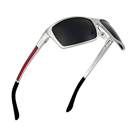 Sunglasses For Men Black Polarized Lenses Driving Fishing Golf Sports Glasses