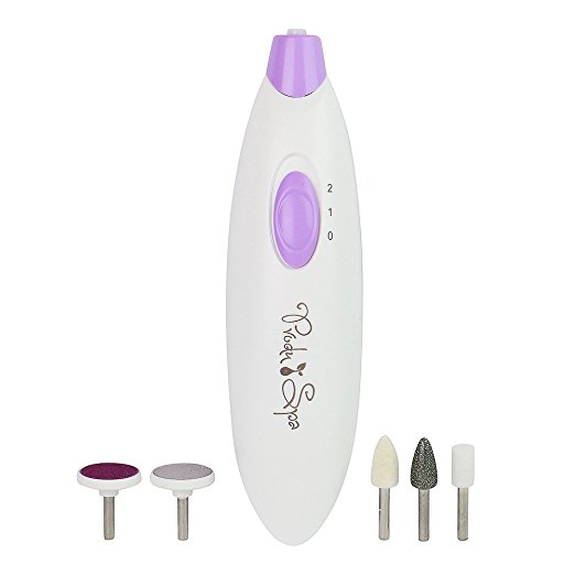 ProduSpa ManiPro 5 in 1 Electric Manicure/Pedicure Kit, 5 Replaceable Heads For All Nail Needs