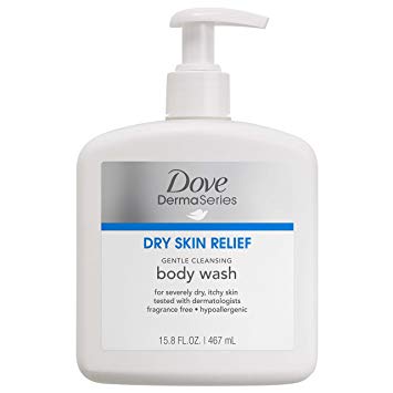 Dove Fragrance-Free Body Wash, for Dry Skin, 15.8 oz