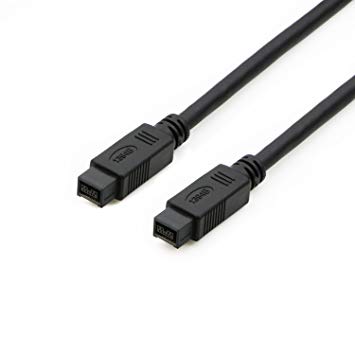 Pasow FireWire 1394b 800 IEEE 9 Pin to 9 Pin Male to Male Cable for Mac Pro, MacBook Pro, Mac Mini, iMac PC,Digital Cameras, SLR (9 pin to 9 pin)