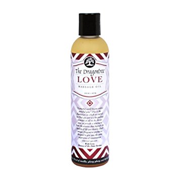 Dragontree Love Massage Oil - Aromatherapy Oil for Stress Relief and Connection- Perfect for Relaxing and Sensual Massage - Essential Oils in a Natural Base Oil - No Additives or Chemicals - Happiness Guaranteed by The Dragontree