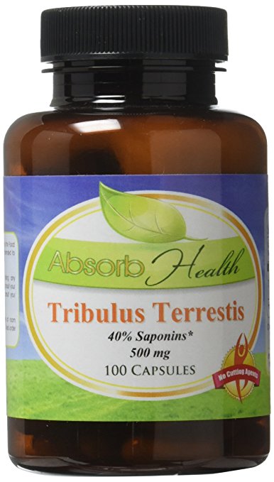 Absorb Health Tribulus Terrestris 500mg Capsules, 100 Count