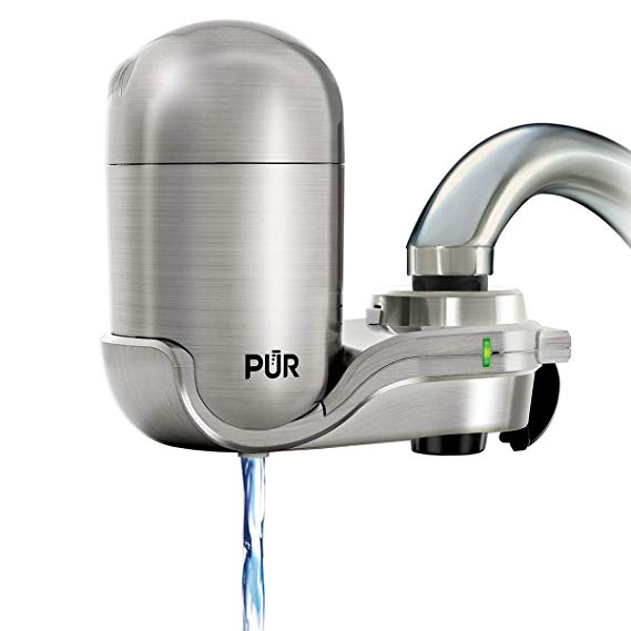 PUR PUR-0A1 Faucet Water Filter, Stainless