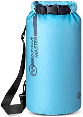 OutdoorMaster Dry Bag -Waterproof Bag Dry Sack -Kayak Accessories Waterproof Backpack for The Beach, Rafting, Fishing, Kayaking, Swimming, Boating Gifts for Men and Women