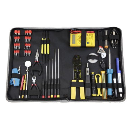 LB1 High Performance Professional Computer & Electronic Repair Tool Kit with Digital Multimeter for Computers, PC, Laptops, TVs, Radios and other Electronic Devices