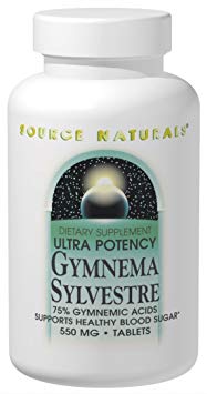 Source Naturals Gymnema Sylvestre Ultra Potency, Supports Healthy Blood Sugar, 60 Tablets