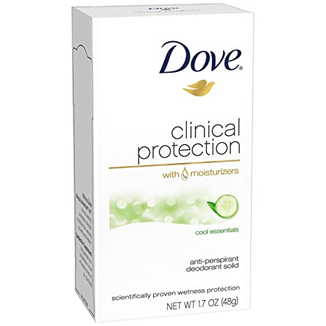 Dove Clinical Protection Antiperspirant, Cool Essentials, 1.7 Ounce (Pack of 1)