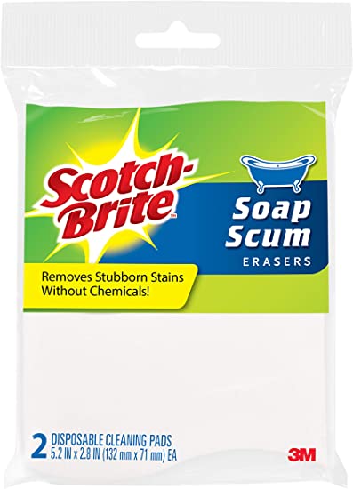 Scotch-Brite Soap Scum Eraser, 12 Scum Erasers