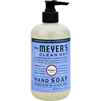 Mrs Meyers B00086 Bluebell Liquid Hand Soap 12.5 Oz