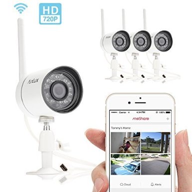 Funlux 720P HD Smart 4 Wireless Security Camera System