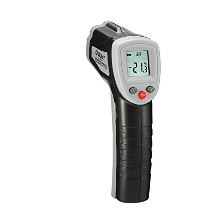 Infrared Thermometer, LIUMY -50 to 380℃ Digital LCD Non-Contact Laser Infrared Thermometer Gun, IR Thermometer Gun with Self-calibration / Max. Min./ Gray