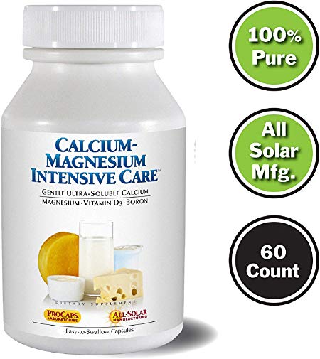 Andrew Lessman Calcium Magnesium Intensive Care 60 Capsules – Bone and Skeleton Health Essentials. Easy to Swallow Capsules with Super Soluble Fine Powder. Gentle to Even The Most Sensitive Stomachs