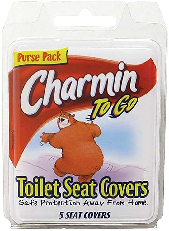 Charmin To Go Toilet Seat Covers 5 ea (Pack of 4)