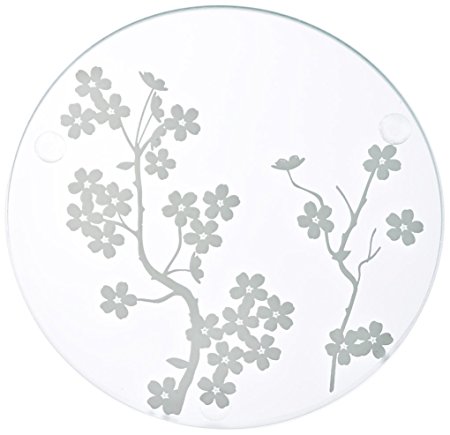 Kate Aspen 27040NA Glass Coasters, Cherry Blossoms