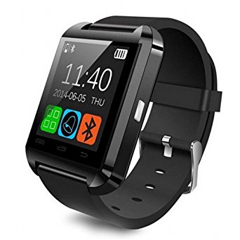 Aipker Android Smart Watch Bluetooth Smartwatch For Samsung Huawei Sony LG HTC Lenovo Android Smartphones Black