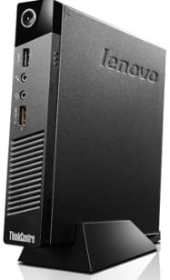 Lenovo ThinkCentre M73 10AY001RUS Tiny Desktop (2.9GHz Intel Core i3-4130T Processor, 4 GB RAM, 500 GB Hard Drive, No Optical Drive, Windows 7 Pro 64-bit) Black (Discontinued by Manufacturer)