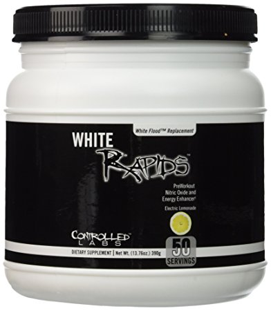 Controlled Labs White Rapids Powder, Electric Lemonade, 13.76 Ounce