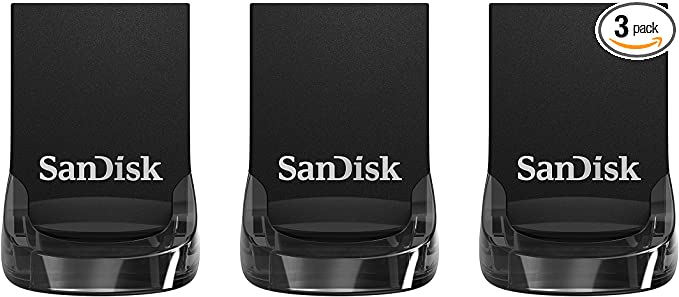 SanDisk 32GB 3-Pack Ultra Fit USB 3.1 Flash Drive (3x32GB) - SDCZ430-032G-G46T