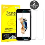 iPhone 6s Plus Screen Protector JETech 2-Pack Premium Tempered Glass Screen Protector Film for Apple iPhone 6 Plus and iPhone 6s Plus Newest Model 55