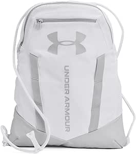 Under Armour Unisex-Adult Undeniable Sackpack, (100) White/Halo Gray/Halo Gray, One Size Fits Most