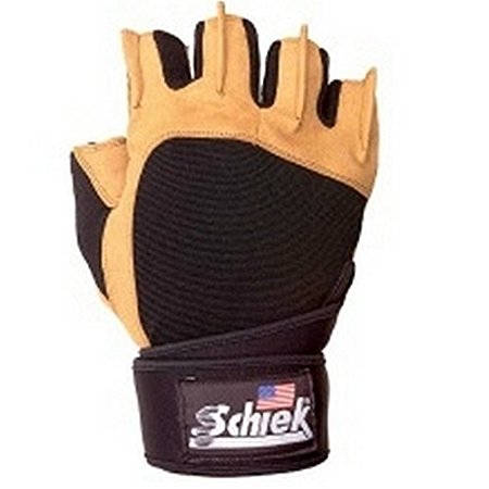 Schiek 425 Power Lifting Gloves with Wristwrap