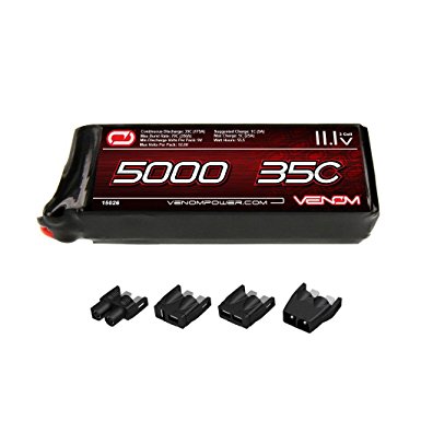 Venom 35C 3S 5000mAh 11.1V LiPo Battery with Universal Plug (EC3/Deans/Traxxas/Tamiya)