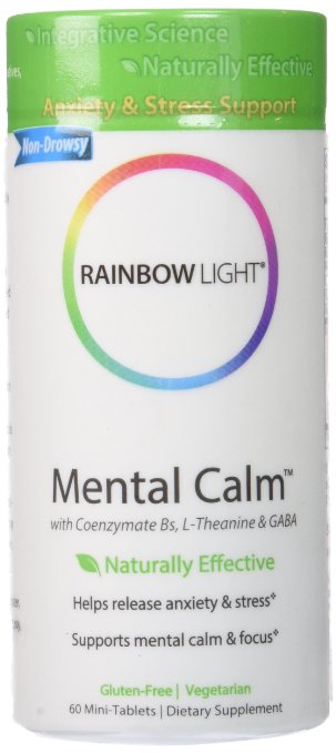 Rainbow Light Mental Calm Dietary Supplement, 60 Count