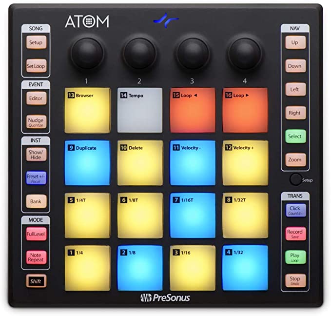 Atom USB 16-pad MIDI controller (Renewed)