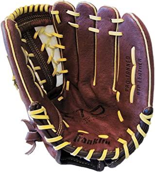 Franklin 12" Brown Pigskin Baseball Glove Reg