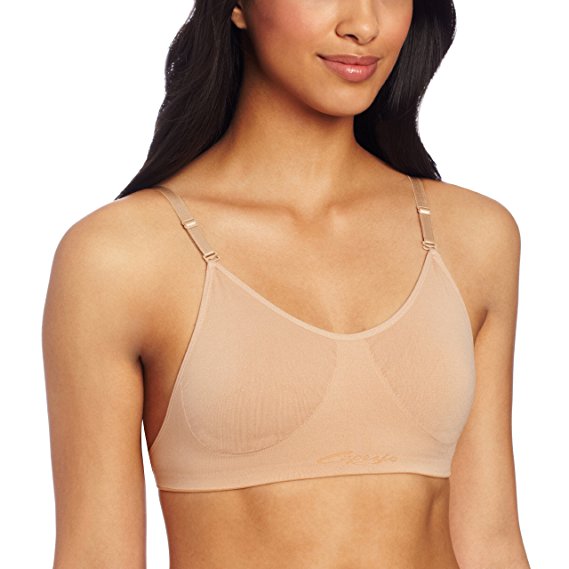 Capezio Women's Seamless Clear Back Bra With Transition Straps