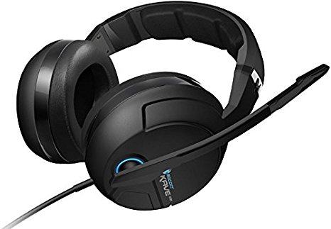 ROCCAT KAVE XTD ANALOG Premium 5.1 Surround Sound Analog Gaming Headset, Black