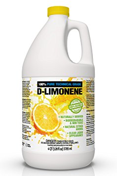 100% PURE D-Limonene Citrus Orange Oil Extract BEST Natural Solvent Extracted From Orange Peels (Citrus Cleaner Degreaser & Deodorizer) (1 Gallon)